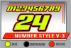 LAYERED NUMBER SET V-3